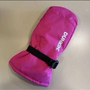 OFFICIAL DUNKIN DONUTS 2026 PINK WINTER COFFEE GLOVE SZ M/L - 1 glove left hand